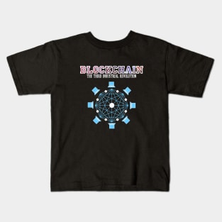 Cryptocurrency Blockchain Revolution Bitcoin Ethereum Shirt Kids T-Shirt